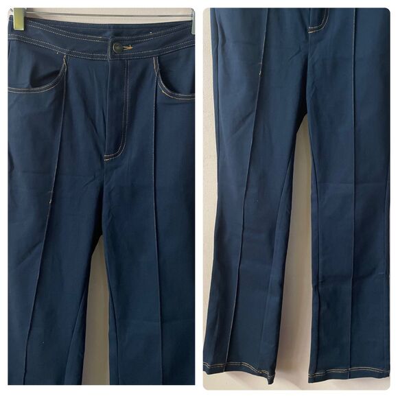SHEIN NWOT Indigo Stretchy Denim Pants Size 4 - Picture 9 of 9